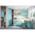 Chambre petit garçon avec lit gigogne PERSONNALISABLE F074 - GLICERIO