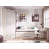 Chambre enfant fille avec lit gigogne PERSONNALISABLE F054 - GLICERIO