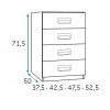 Chambre ado garçon avec lit gigogne PERSONNALISABLE F068 - GLICERIO