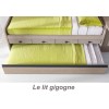 Chambre enfant garcon avec lit gigogne PERSONNALISABLE F070 - GLICERIO