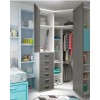 Chambre ado garcon avec lit gigogne PERSONNALISABLE F078 - GLICERIO