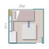 Chambre pour ado fille avec lit double PERSONNALISABLE F153 - GLICERIO