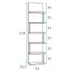Chambre enfant fille avec bureau PERSONNALISABLE F163 - GLICERIO