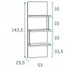 Chambre ado garcon PERSONNALISABLE avec lit gigogne F165 - GLICERIO