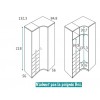 Chambre ado garcon PERSONNALISABLE avec lit gigogne F165 - GLICERIO